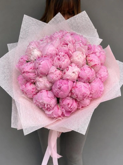 Pivoine No. 41  Pembe Şakayık Buketi